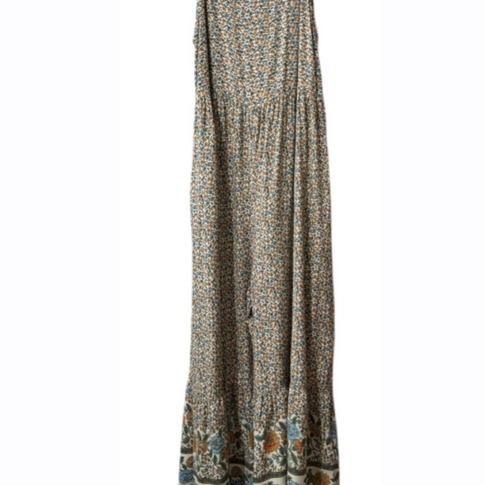 Natural Life Floral Border Wide-Leg Jumpsuit - Picture 2 of 4